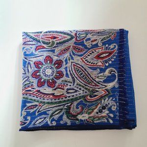 Oscar De La Renta Wool Metalic Scarf